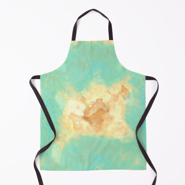 Item preview, Aquamarine Cream Watercolor designed and sold by Kolinnaprint.