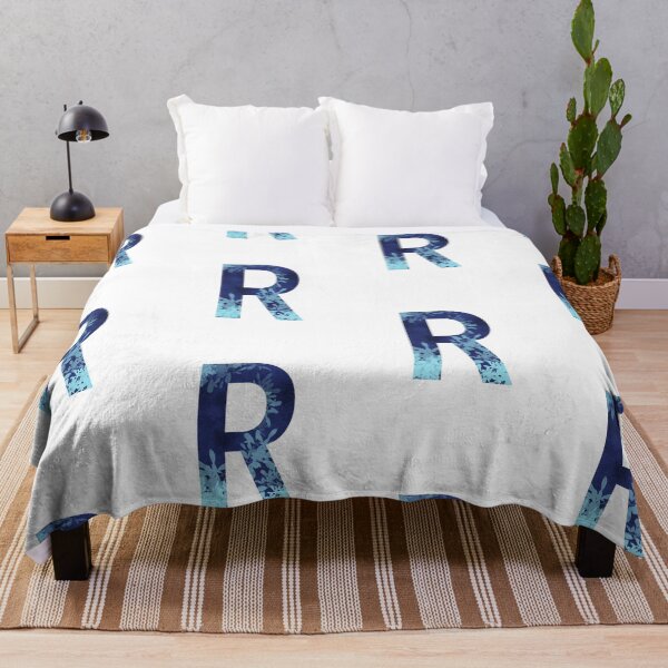 Item preview, Monogram R - Bold Floral designed and sold by misterletterman.