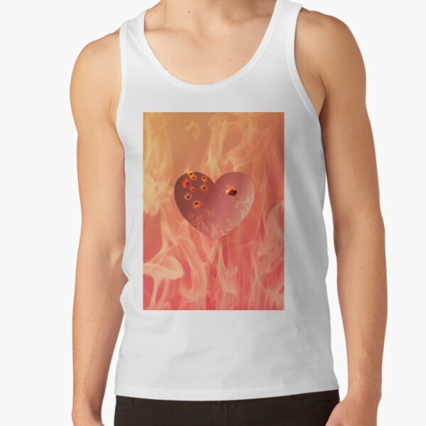 Fire Heart Tank Top