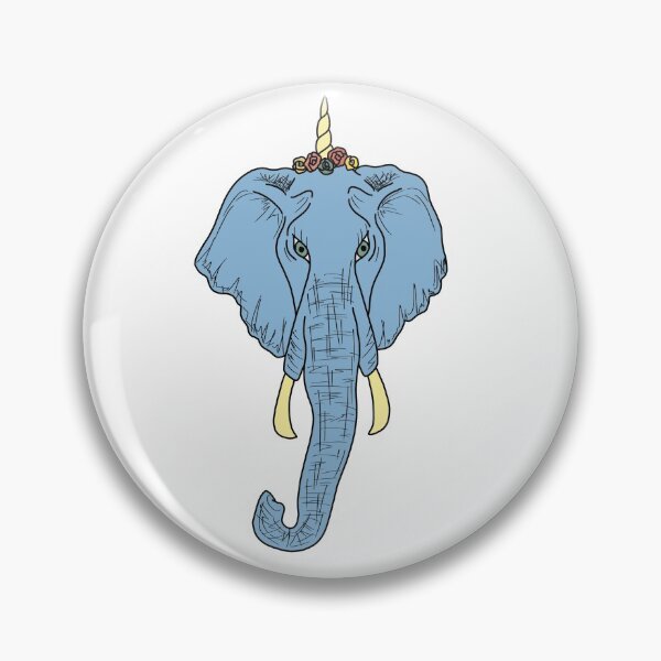 Item preview, Elephantcorn (Blue) designed and sold by artsyANTcreatns.