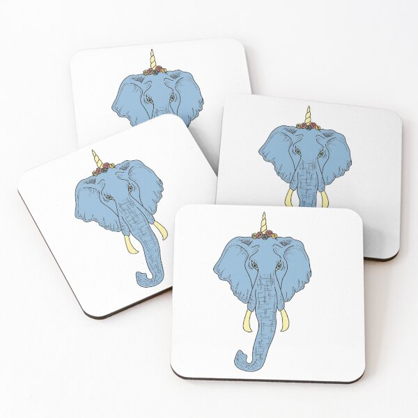 Item preview, Elephantcorn (Blue) designed and sold by artsyANTcreatns.