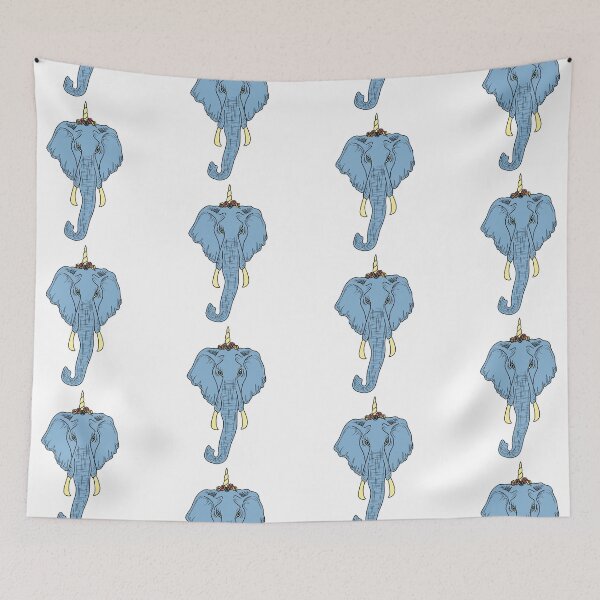 Item preview, Elephantcorn (Blue) designed and sold by artsyANTcreatns.
