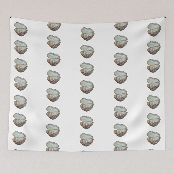 Item preview, Pearl in Oyster Sticker designed and sold by SunahCreates.
