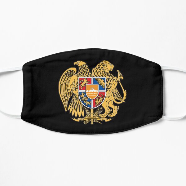 Armenian Flag Gifts, Stickers and Products (N) Flat Mask