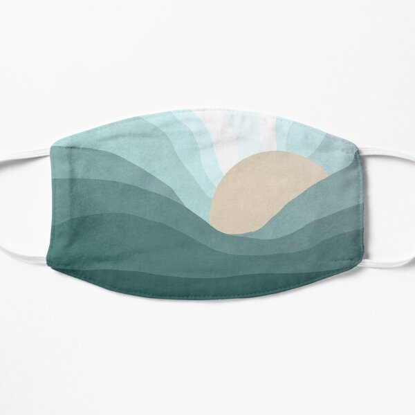 Blue sunrise landscape Mask