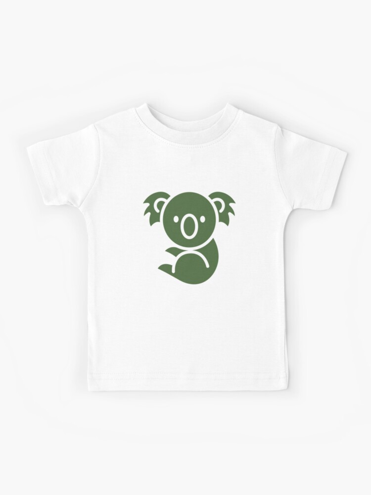 Camiseta Koala color verde Camisetas infantiles estilo étnico