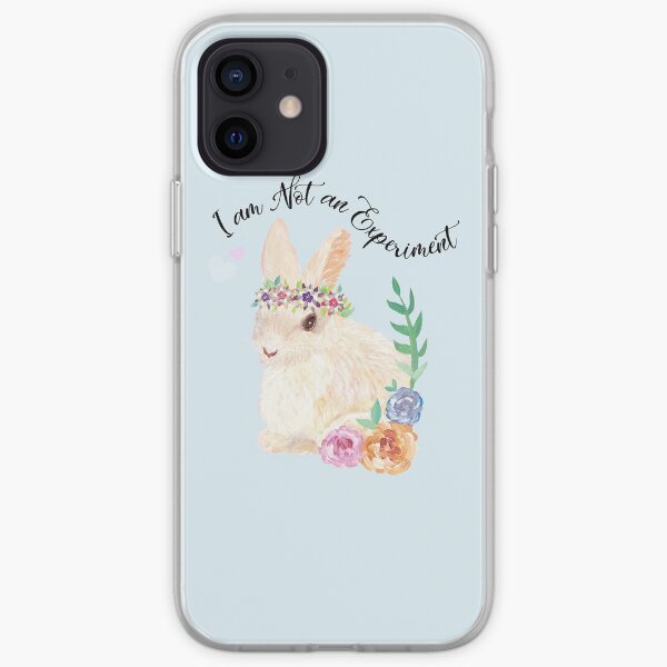 I am Not an Experiment | Bunny Animal Testing iPhone Soft Case