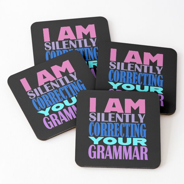 Item preview, Court Reporter Series - Correcting Your Grammar - Neon designed and sold by theblueofmyeye.