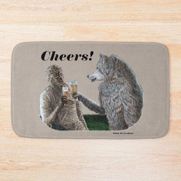 Item preview, Drinking Buddies Night Out Beer Art designed and sold by HelmsArt.
