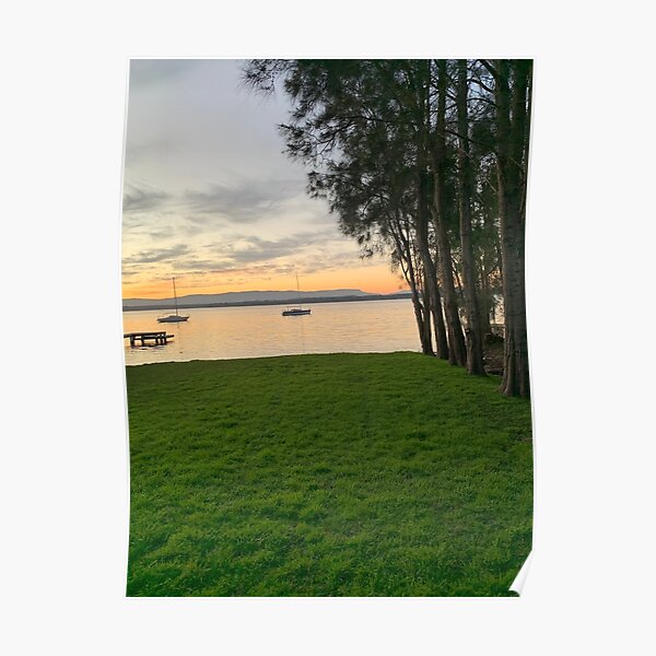 Calm Fun at the Lake - Image to enhance Children, Creativity and Fun Poster
