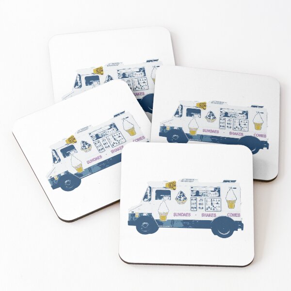 Item preview, Ice Cream Truck Retro Design  designed and sold by NEWTRO RETRO ART MARKET.