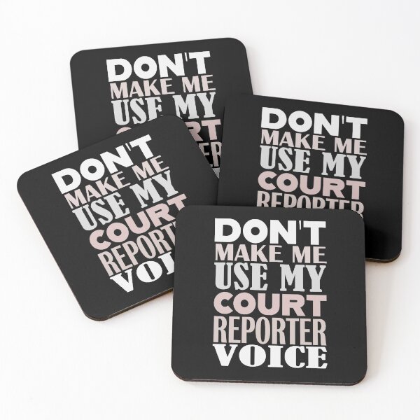 Item preview, Court Reporter Series - Court Reporter Voice - Grey designed and sold by theblueofmyeye.