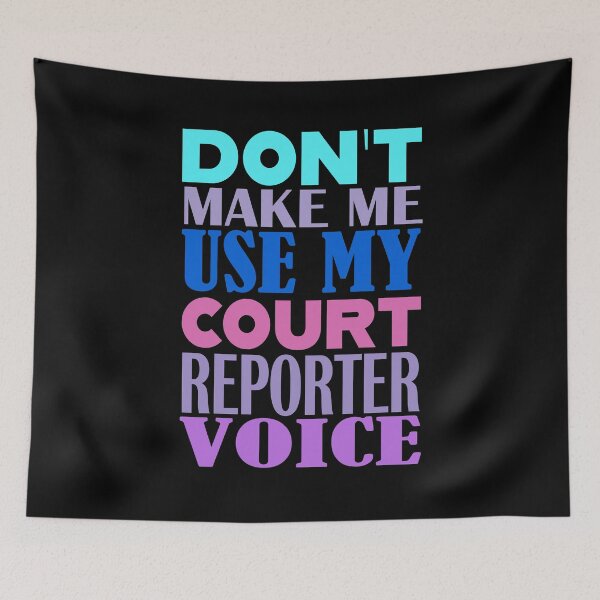 Item preview, Court Reporter Series - Court Reporter Voice - Neon designed and sold by theblueofmyeye.