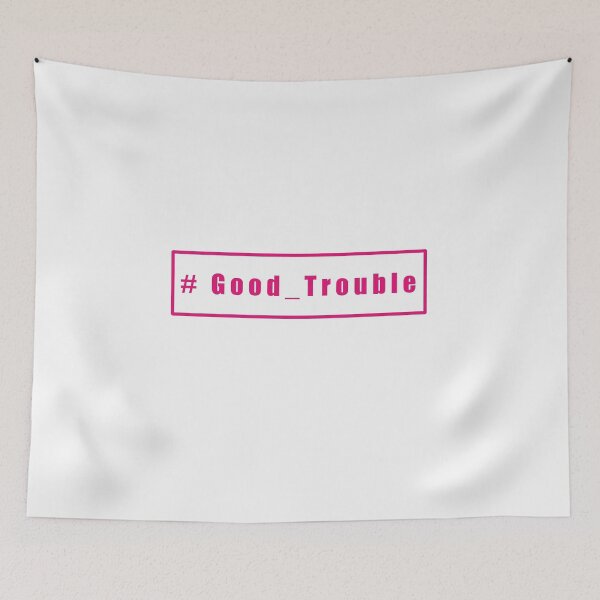 Item preview, Pink Good trouble - Lewis Mask designed and sold by Budoorsaeedoo.