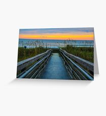 Walkway to Paradise Greeting Card