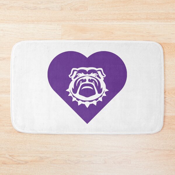 Item preview, Bulldog Mascot Cares Purple designed and sold by cmd-art.