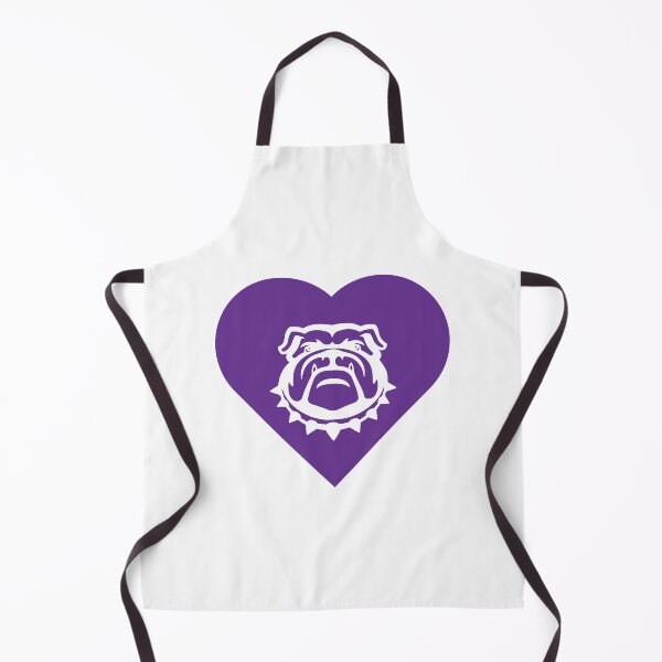 Item preview, Bulldog Mascot Cares Purple designed and sold by cmd-art.