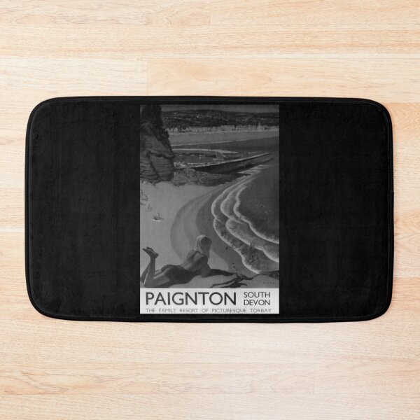 Item preview, Paignton South Devon Noire retro poster designed and sold by CorasPosters.