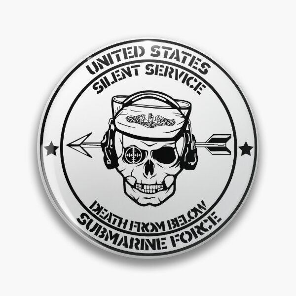 Item preview, US Submarine Force Death from Below Silent Service Black designed and sold by MadMando.