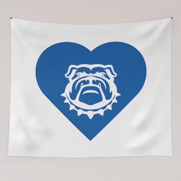 Item preview, Bulldog Mascot Cares Blue designed and sold by cmd-art.