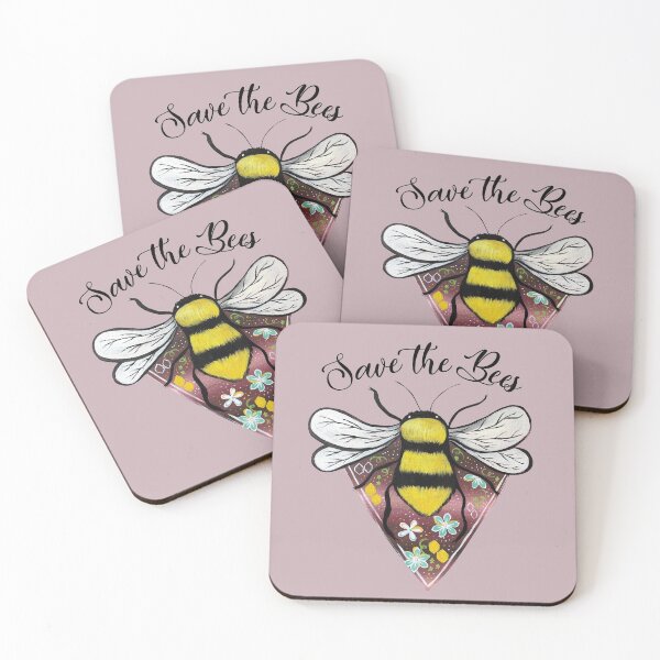 Item preview, Save the Bees designed and sold by hearteyedartist.