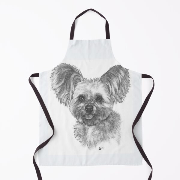 Item preview, Malti-Pom Portrait in Graphite designed and sold by BarbBarcikKeith.