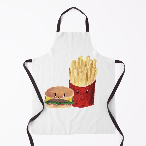 Item preview, Burger and Fries - Cute Faces designed and sold by pixelmist.