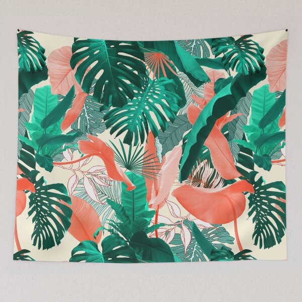 Item preview, Tropical Jungle Leaves designed and sold by VintageArtistry.