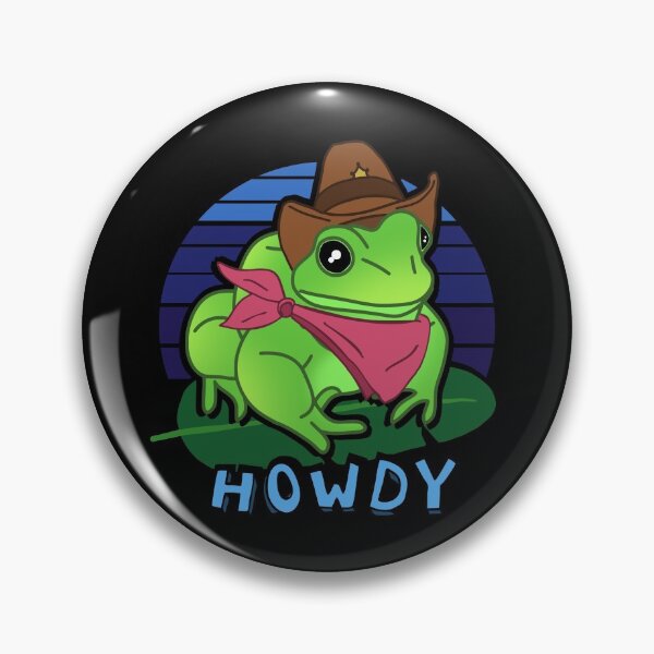 Item preview, Aesthetic Howdy Cowboy Frog  designed and sold by FandomizedRose.