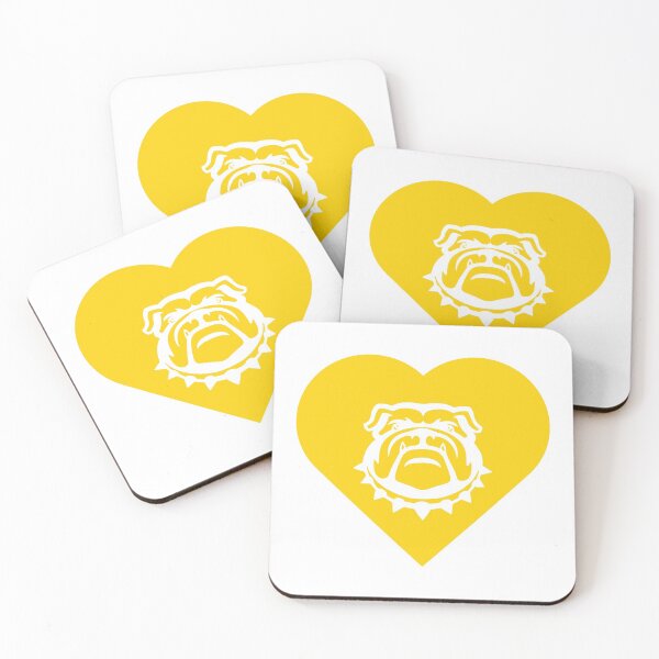 Item preview, Bulldog Mascot Cares Yellow designed and sold by cmd-art.