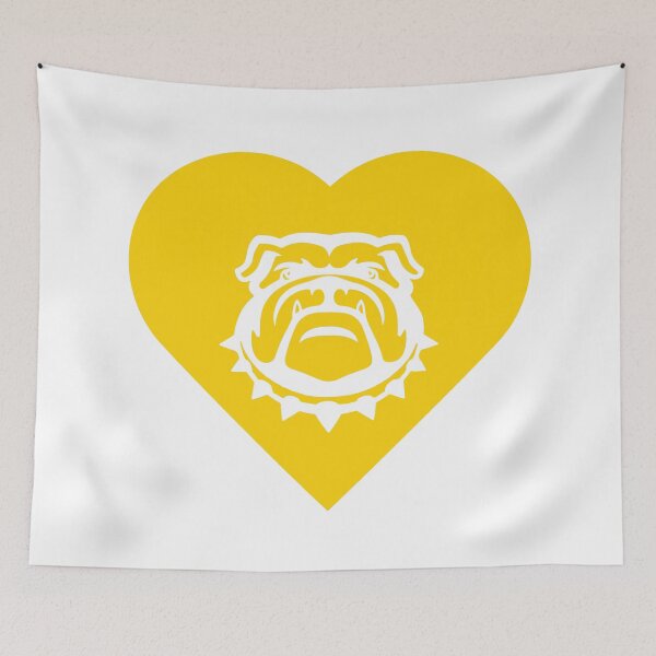 Item preview, Bulldog Mascot Cares Yellow designed and sold by cmd-art.