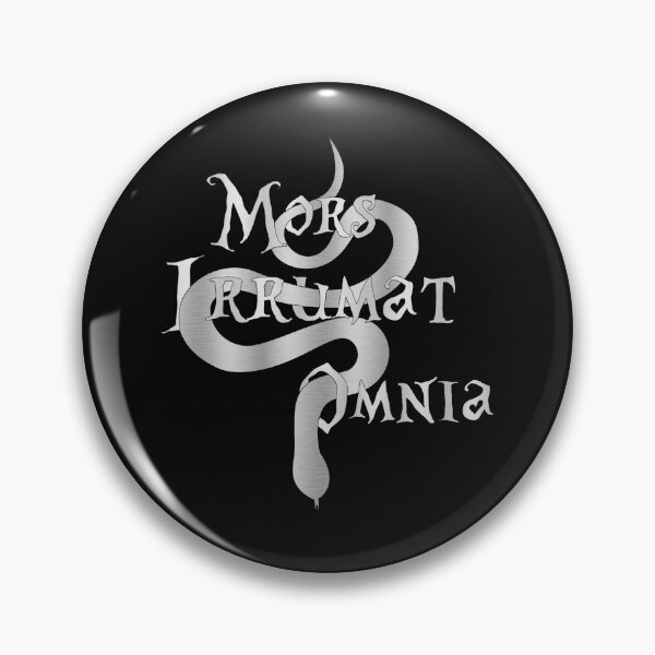 Item preview, Mors Irrumat Omnia - Ninth House Quote designed and sold by BooksAndFlowers.