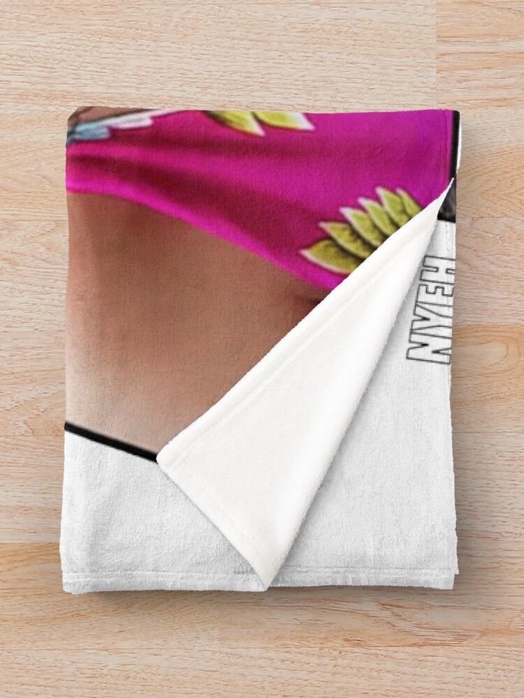 Nyeh Rose and Big Ed Throw Blanket