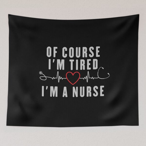 Item preview, Nurse Heartbeats | Nursing RN Tired  designed and sold by Maria Garcia.