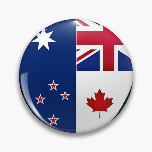 CANZUK Shield Pin