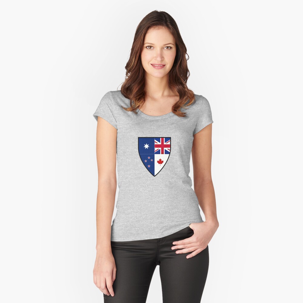 Item preview, Fitted Scoop T-Shirt designed and sold by CANZUK.