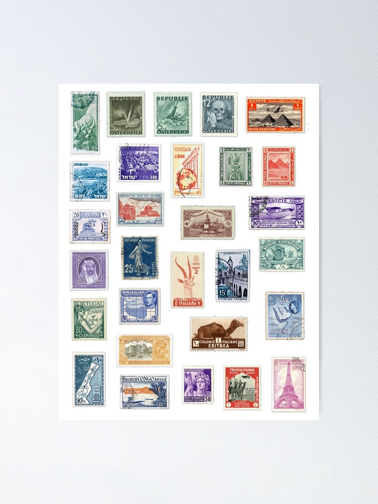 Historical Collection of Stamps 2 (stickers: no background