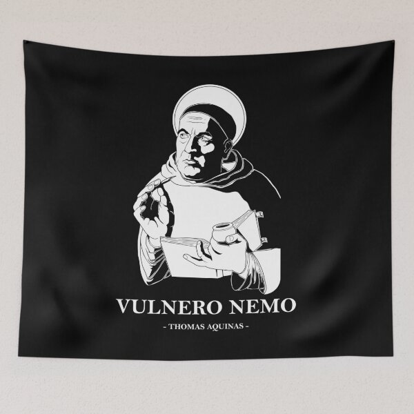 Item preview, Vulnero Nemo Catholic Saint Thomas Aquinas Quote design designed and sold by jakehughes2015.