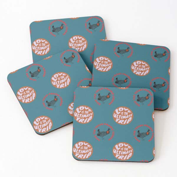 Item preview, Love is the Ultimate Prairie Chicken (Blue) designed and sold by Scribble Log.