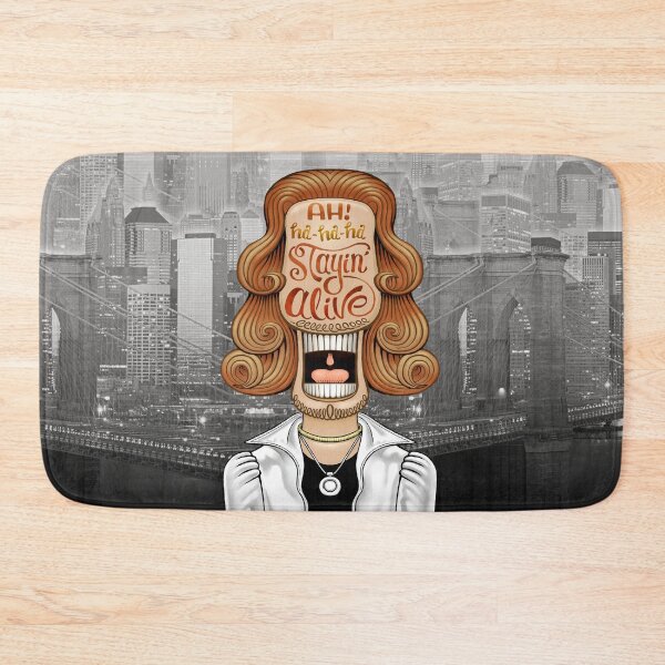 Item preview, Stayin Alive Ah ha-ha-ha designed and sold by pepetto.