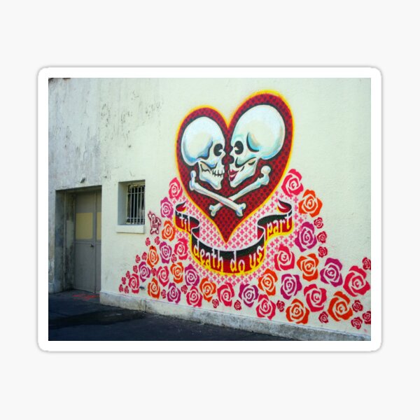Vista previa del artículo con la obra «Hasta que la muerte nos separe - Mural», diseñado y vendido por Lostlogo.