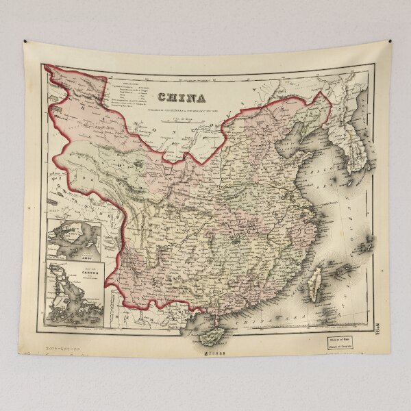 Item preview, Map of China (1855) designed and sold by allhistory.