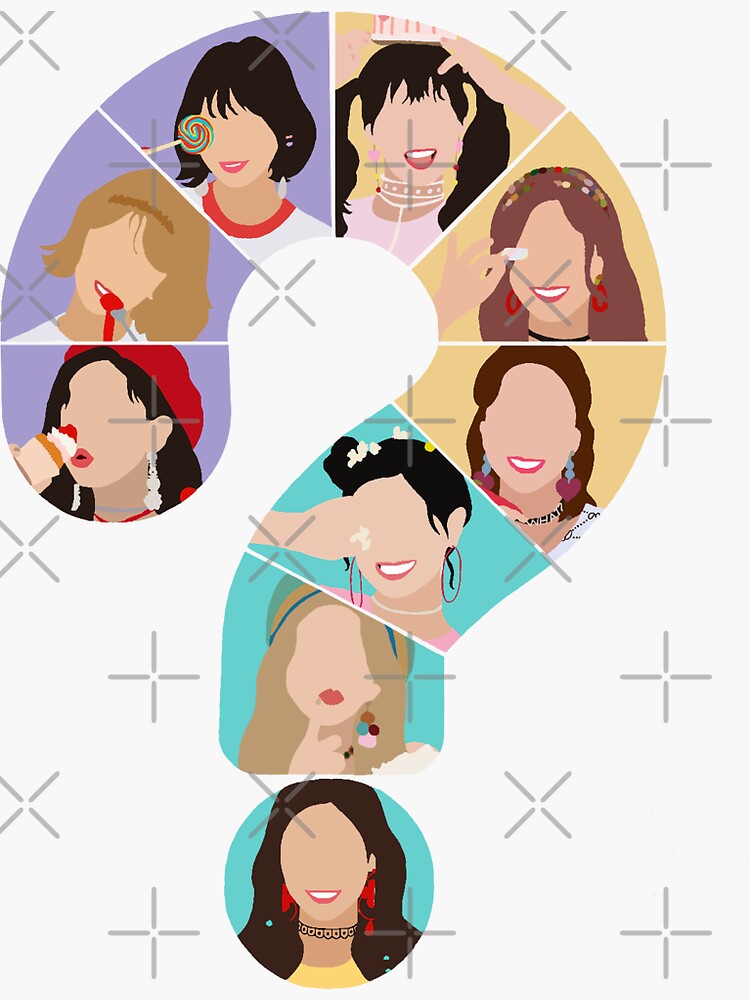 TWICE What is authentic Love Album Stickers