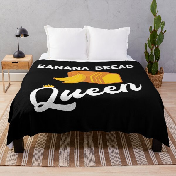 Item preview, Funny Baking Banana Bread Queen print designed and sold by jakehughes2015.
