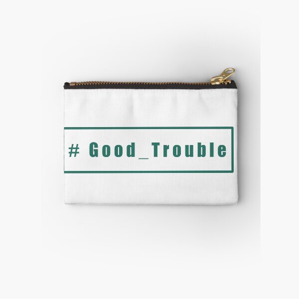 Item preview, Green Good trouble designed and sold by Budoorsaeedoo.