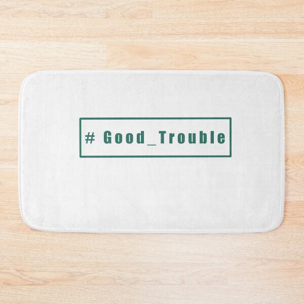 Item preview, Green Good trouble designed and sold by Budoorsaeedoo.