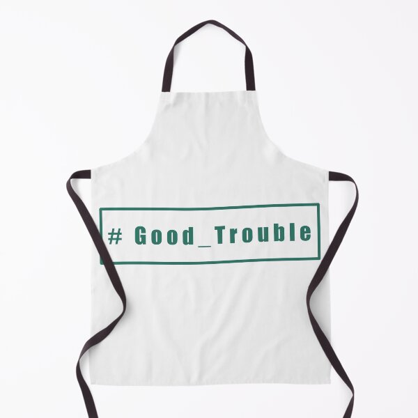 Item preview, Green Good trouble designed and sold by Budoorsaeedoo.