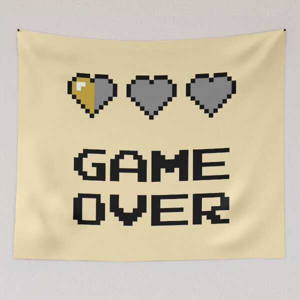 Item preview, Game Over Hearts designed and sold by PanfriedArtShop.