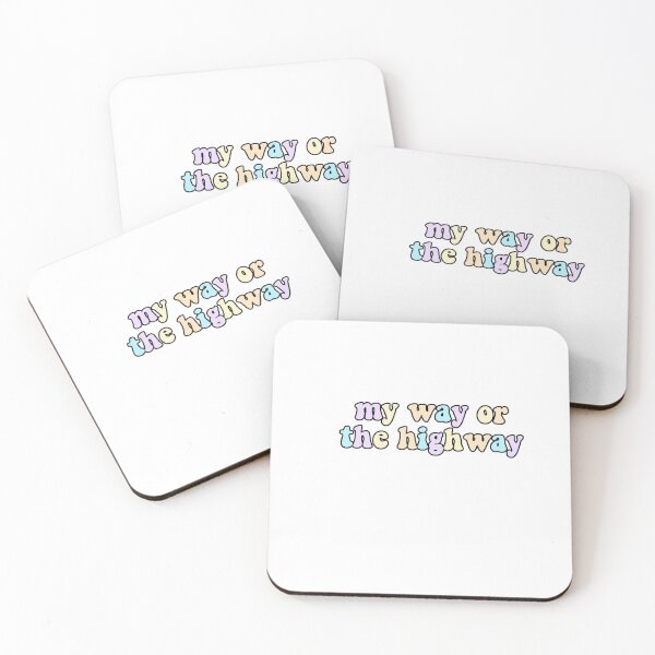 Item preview, Rainbow My Way or the Highway Sticker designed and sold by laurencude.