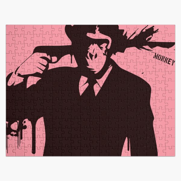 a monkey hungry for death Jigsaw Puzzle